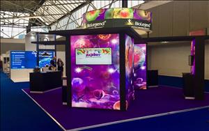 BioLegend 6m x 6m Exhibit at ECI 2018 in Amsterdam, The Netherlands