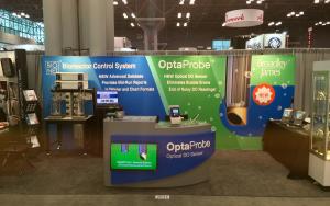 Broadley-James Custom Demo Counter at INTERPHEX 2016 in New York, New York