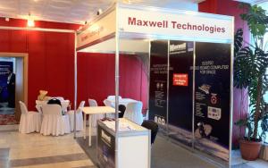 Maxwell Technologies 2m x 3m Exhibit at RADECS 2015 in Moscow, Russia