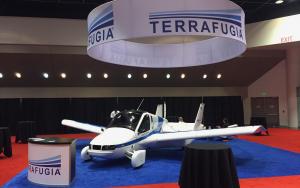 Terrafugia 30 x 30 Exhibit at IDTechEx 2017 in Santa Clara, California 