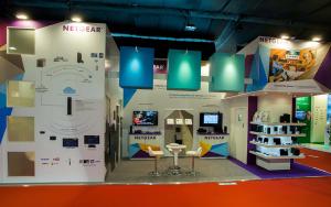 NETGEAR 3m x 9m Exhibit at IBC 2013 in Amsterdam, The Netherlands