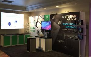 NETGEAR 10 x 20 Exhibit at CES 2016 in Las Vegas, Nevada